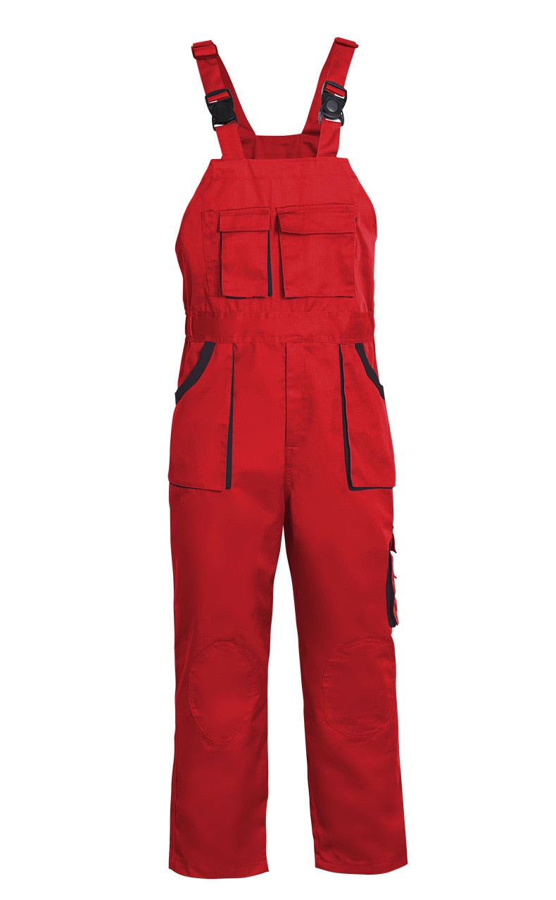 Salopette de travail pour homme avec poches cargo photo color