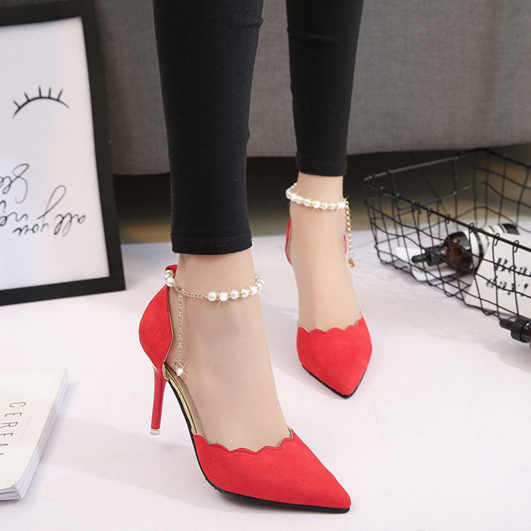 "Sandales Femmes 2023 : Talons Hauts, Chaîne Snap & Design AOMshop"