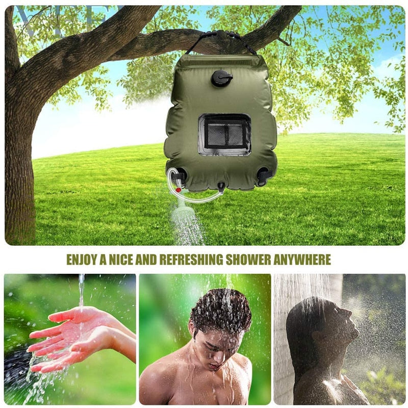 Les meilleurs sacs à eau solaires pour le camping et la randonnée - AOMshop