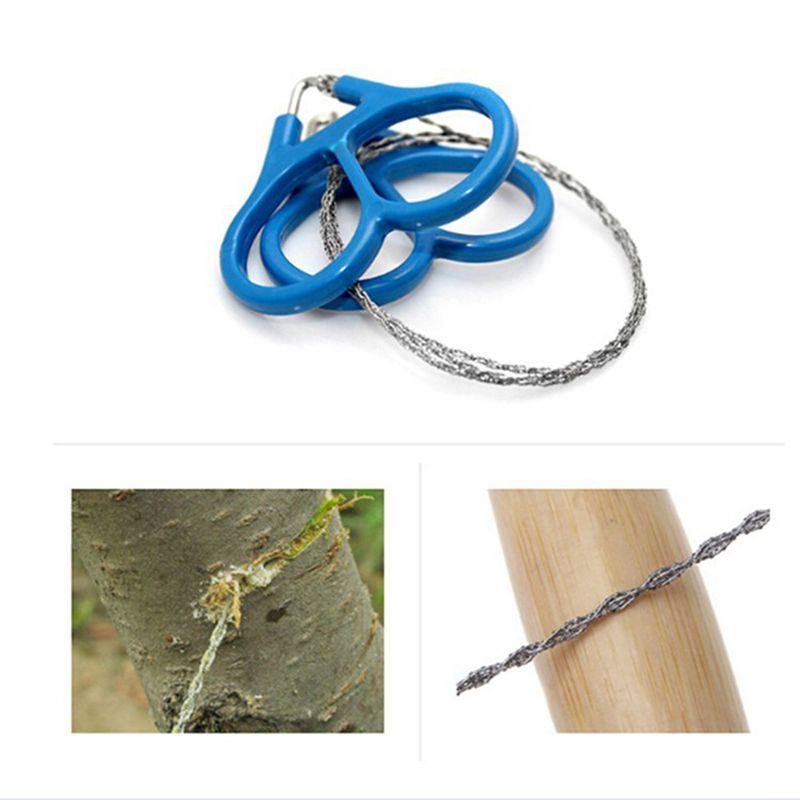 "Scie à fil d'acier pour Survie en Plein Air - Outil de Camping et de Randonnée" Default Title