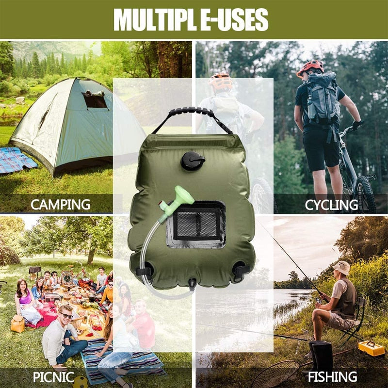 Les meilleurs sacs à eau solaires pour le camping et la randonnée - AOMshop