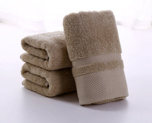 "Serviette de toilette adulte épaisse - AOMshop" Diamond khaki