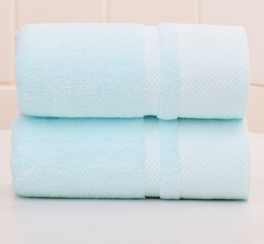 "Serviette de toilette adulte épaisse - AOMshop" Rhombus light green