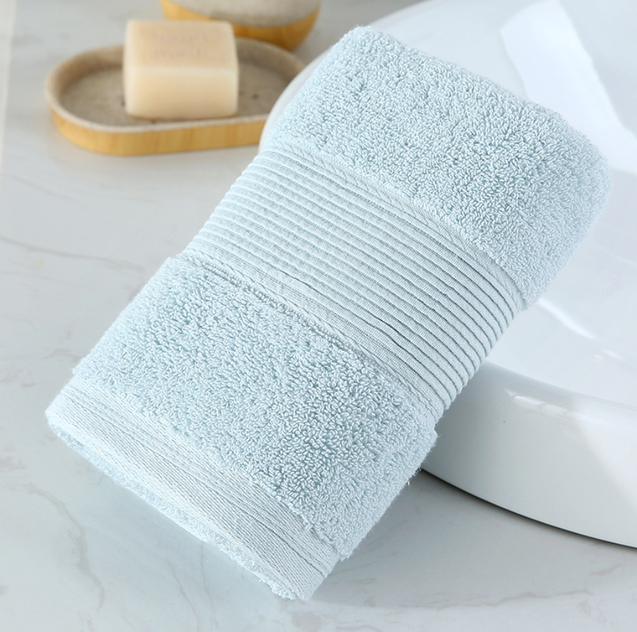 "Serviette de toilette adulte épaisse - AOMshop" Nose blue