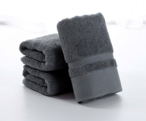 "Serviette de toilette adulte épaisse - AOMshop" Diamond ash