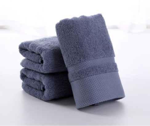 "Serviette de toilette adulte épaisse - AOMshop" Diamond blue ash
