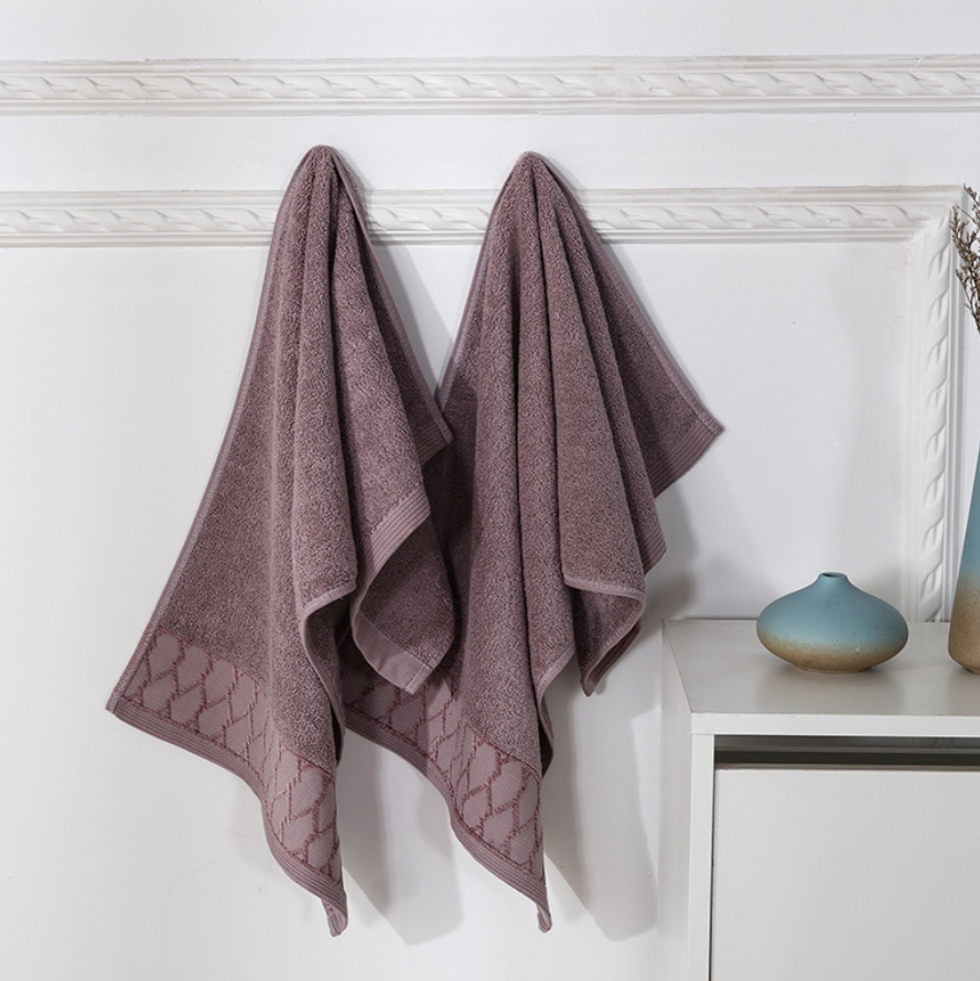 "Serviette de toilette adulte épaisse - AOMshop" Bullet grape seed