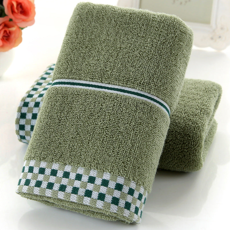 "Serviette pour visage couple adulte douce et absorbante sur AOMshop" Green 35x75cm