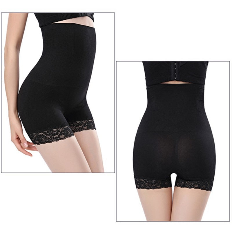 Shapewear pour femme : culotte gainante haute taille avec contrôle du ventre Black