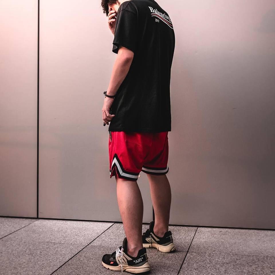 "Shorts décontractés pour homme avec style hip hop"