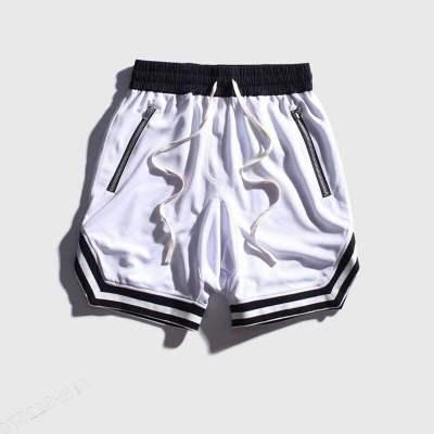 "Shorts décontractés pour homme avec style hip hop" White