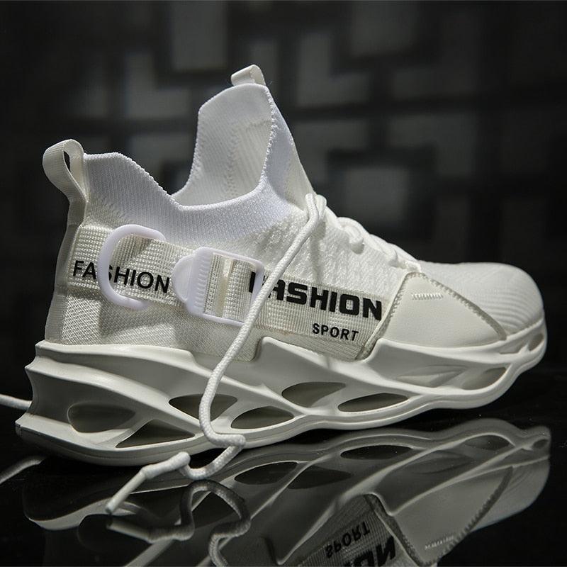 Sneakers Légères en Maille Respirante avec Semelle à Lame