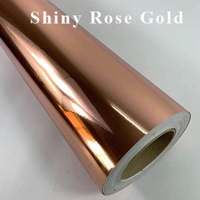 Stickers Muraux pour Chambre d'Enfant - Décoration Murale à Pois Noirs shiny rose gold