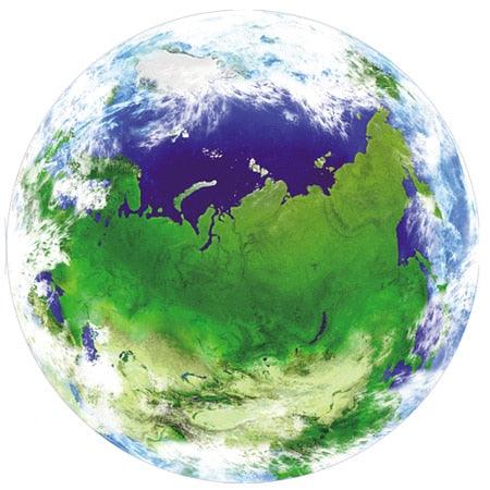 Stickers muraux lumineux Terre Lune pour décoration de chambre d'enfant Russia China