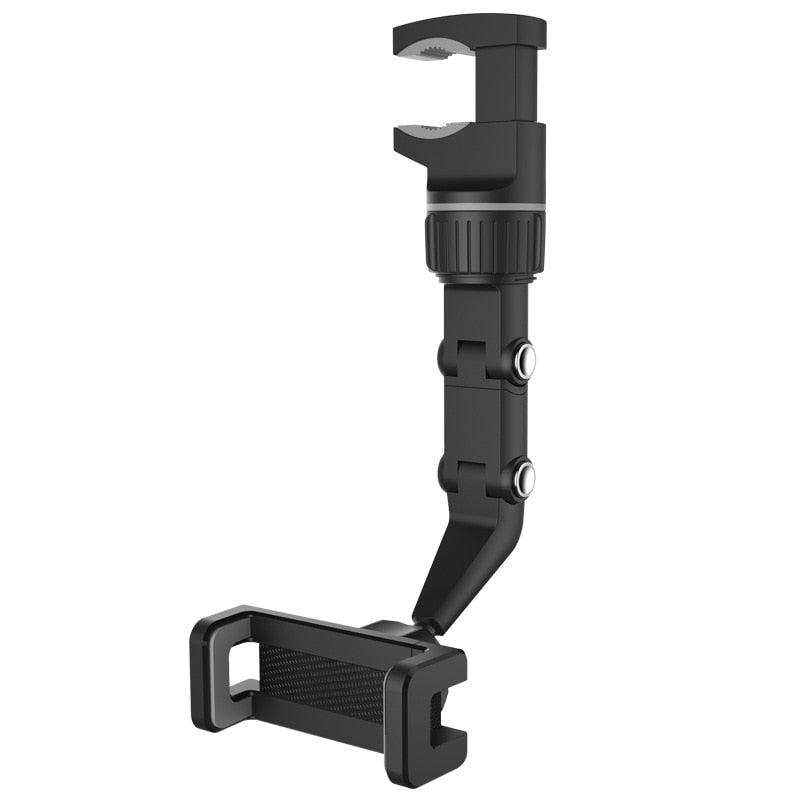 "Support de téléphone pour voiture - Fixation sur rétroviseur avec rotation à 360 degrés" gray 01