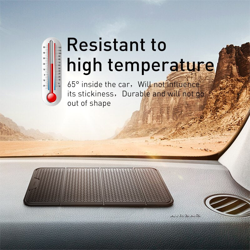 Support de voiture pour téléphone portable avec tampon en caoutchouc nano multi-fonction pour iPhone et autres cellphones