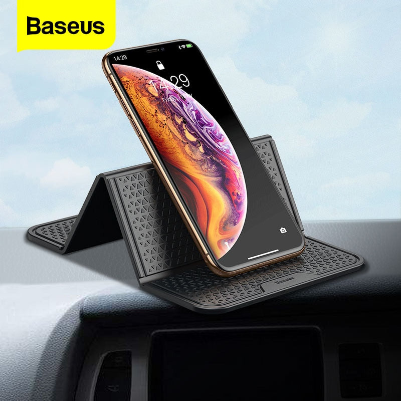 Support de voiture pour téléphone portable avec tampon en caoutchouc nano multi-fonction pour iPhone et autres cellphones