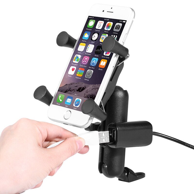 Support universel pour téléphone portable à 360 degrés pour moto ou vélo