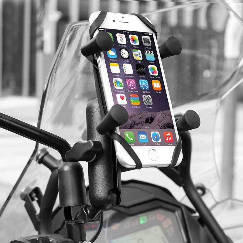 Support universel pour téléphone portable à 360 degrés pour moto ou vélo