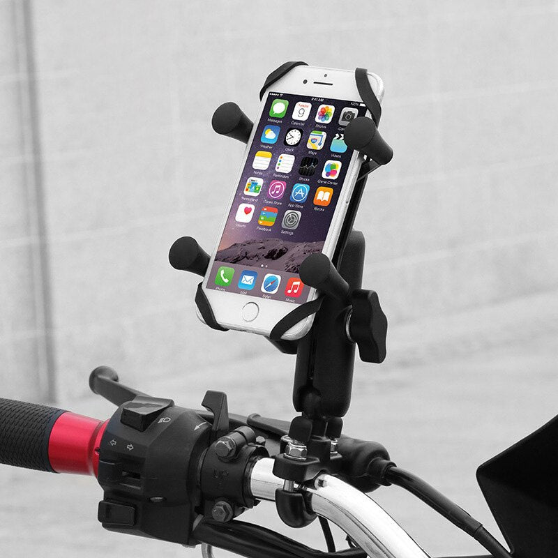 Support universel pour téléphone portable à 360 degrés pour moto ou vélo