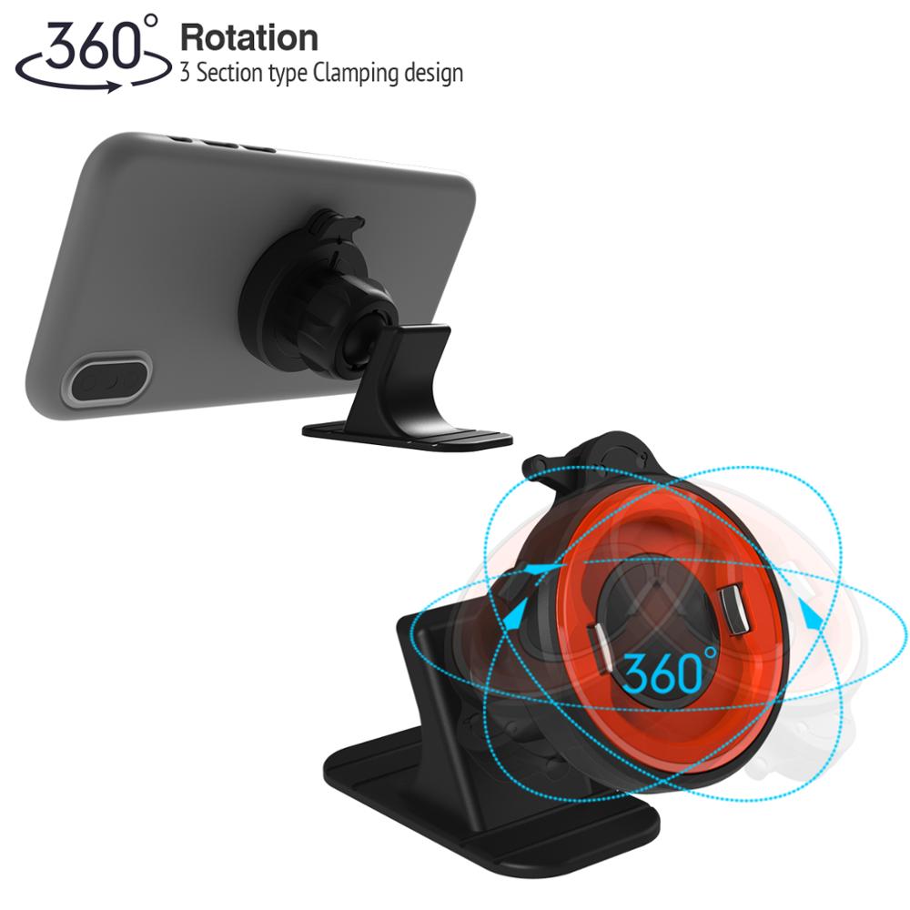 Support universel pour téléphone portable pour tableau de bord de voiture
