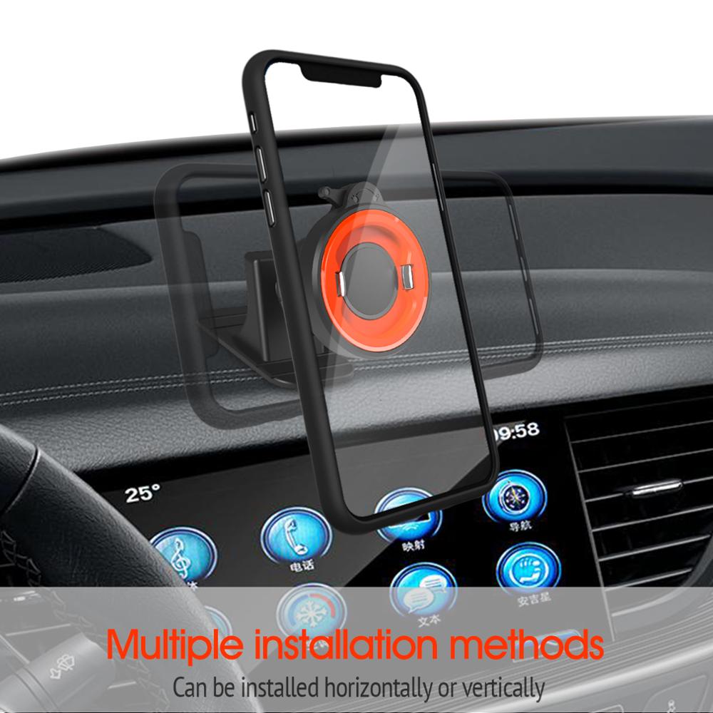 Support universel pour téléphone portable pour tableau de bord de voiture