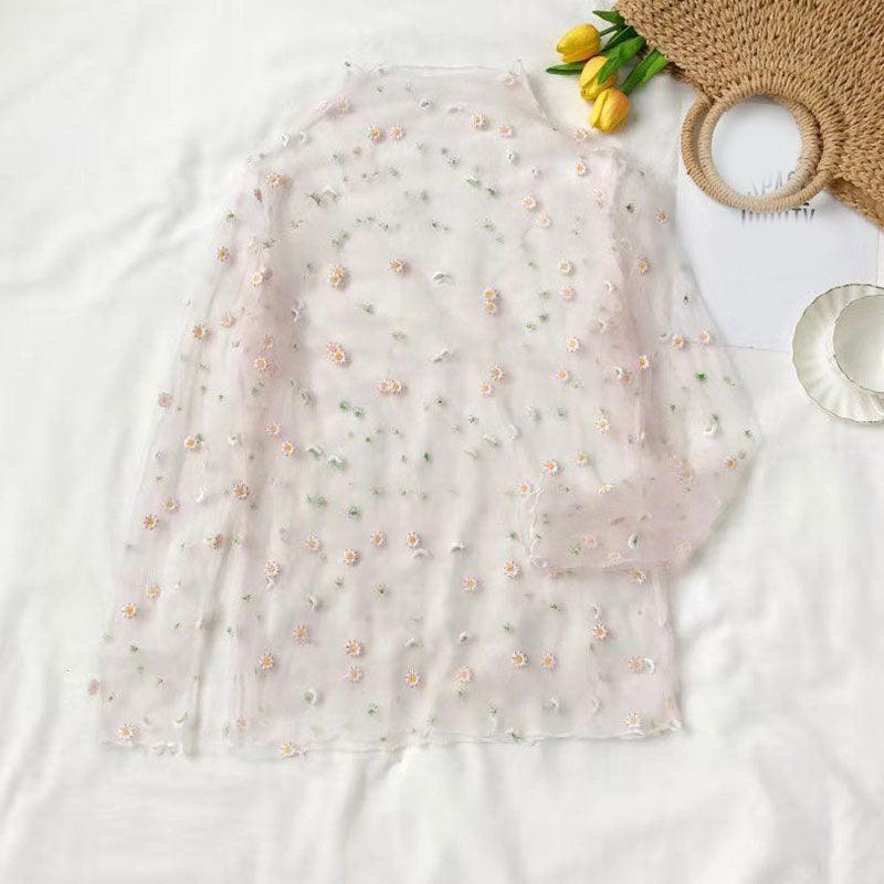 T-shirt-Imprimé Marguerite-pour l'Été pink One Size