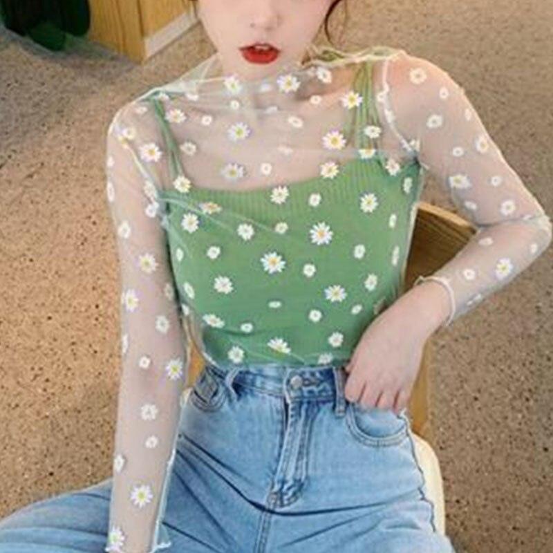 T-shirt-Imprimé Marguerite-pour l'Été