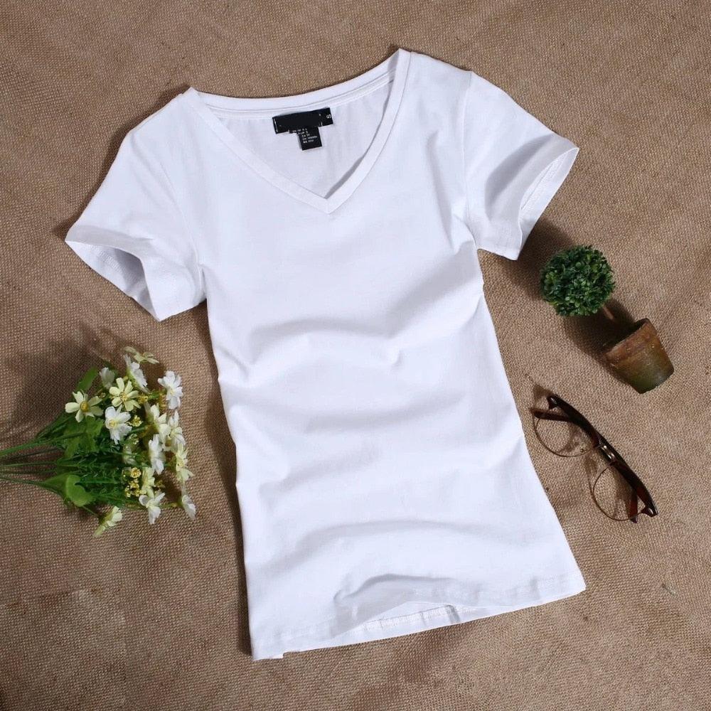 "T-shirt femme MRMT 2022 - coupe slim et couleur unie"