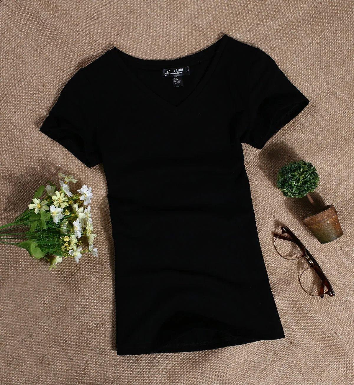 "T-shirt femme MRMT 2022 - coupe slim et couleur unie"