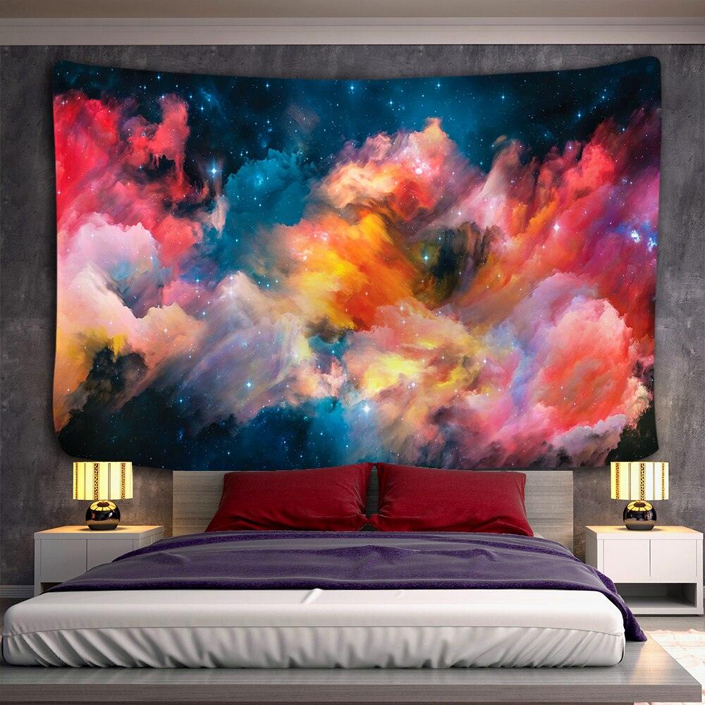 Tenture Murale Psychédélique 3D Galaxy