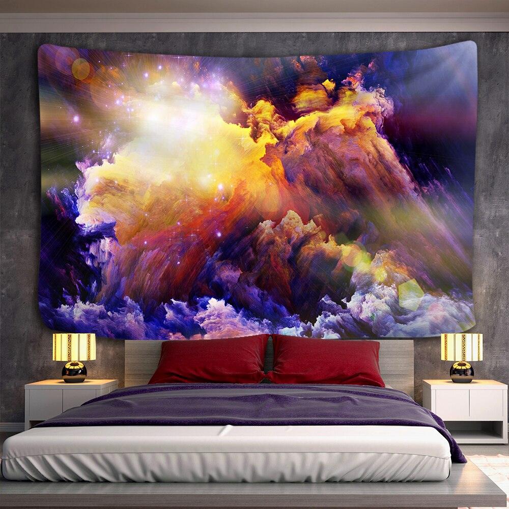 Tenture Murale Psychédélique 3D Galaxy