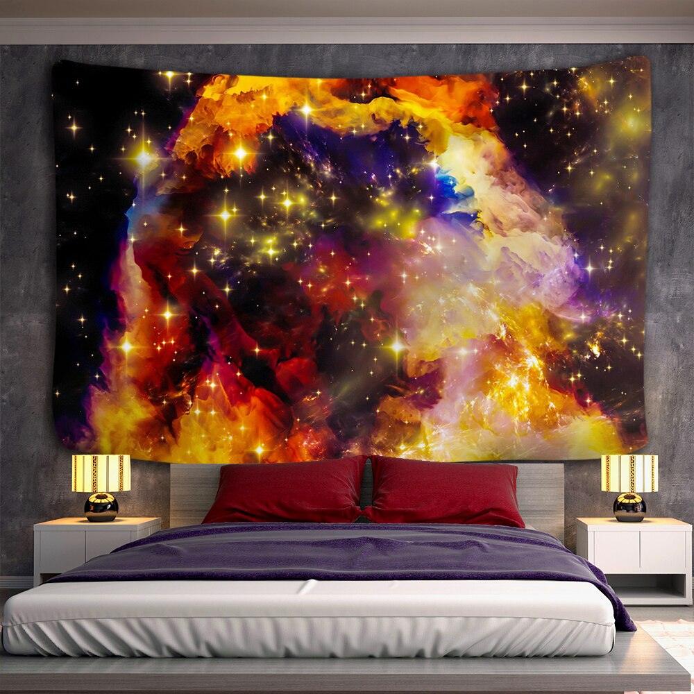 Tenture Murale Psychédélique 3D Galaxy