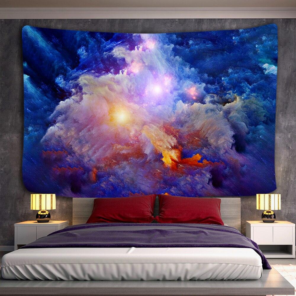 Tenture Murale Psychédélique 3D Galaxy