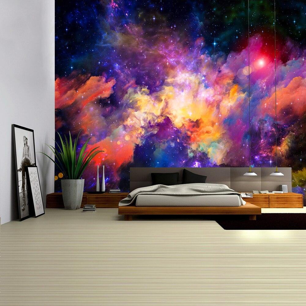 Tenture Murale Psychédélique 3D Galaxy gt207-2