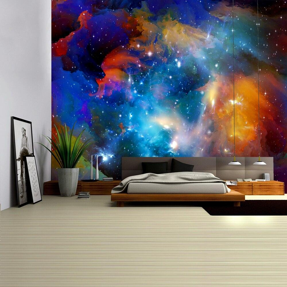 Tenture Murale Psychédélique 3D Galaxy gt207-1