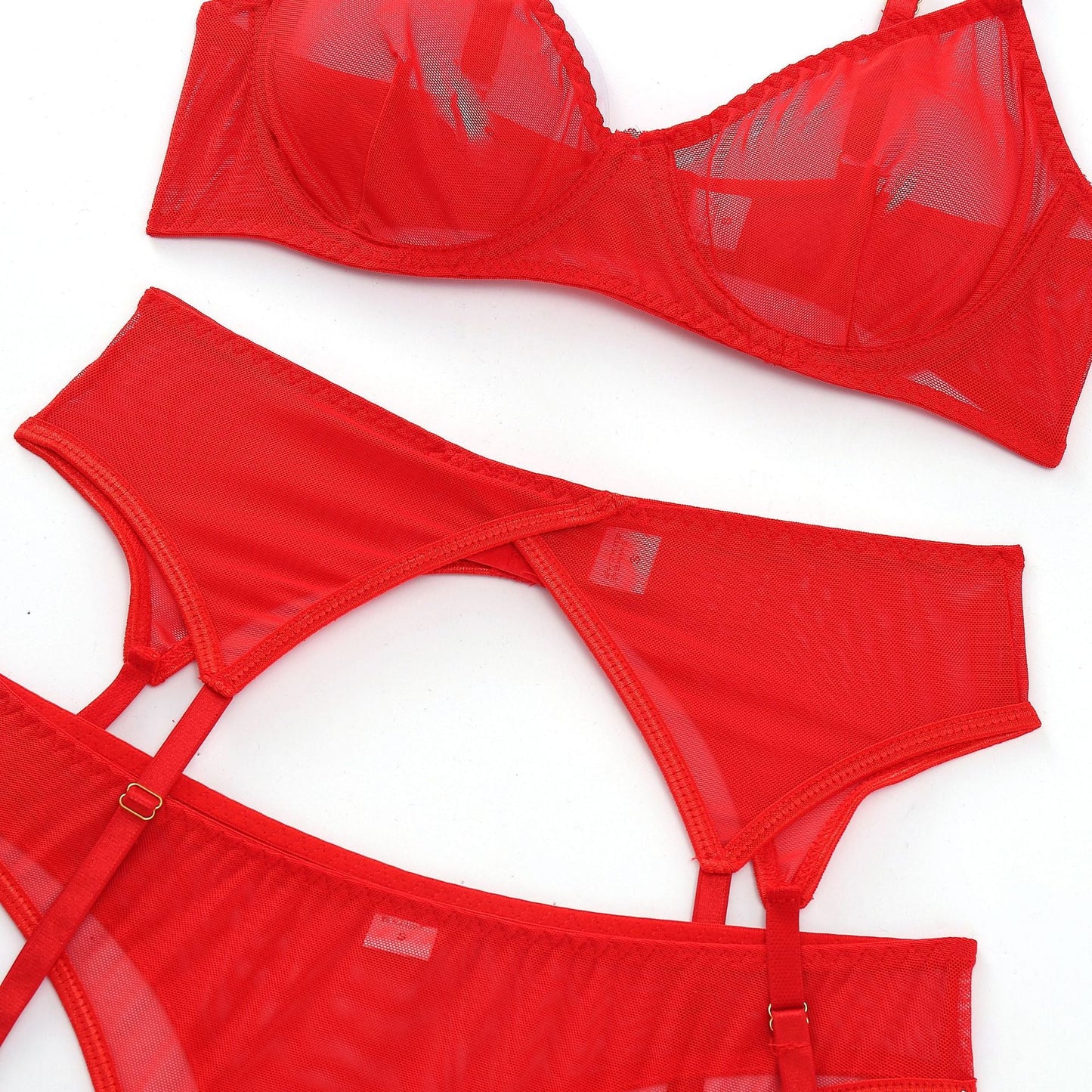 Three-piece Sexy Lingerie Garter Belt | AOMshop