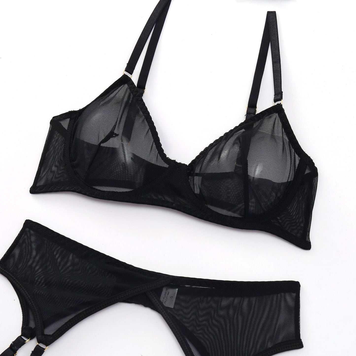 Three-piece Sexy Lingerie Garter Belt | AOMshop