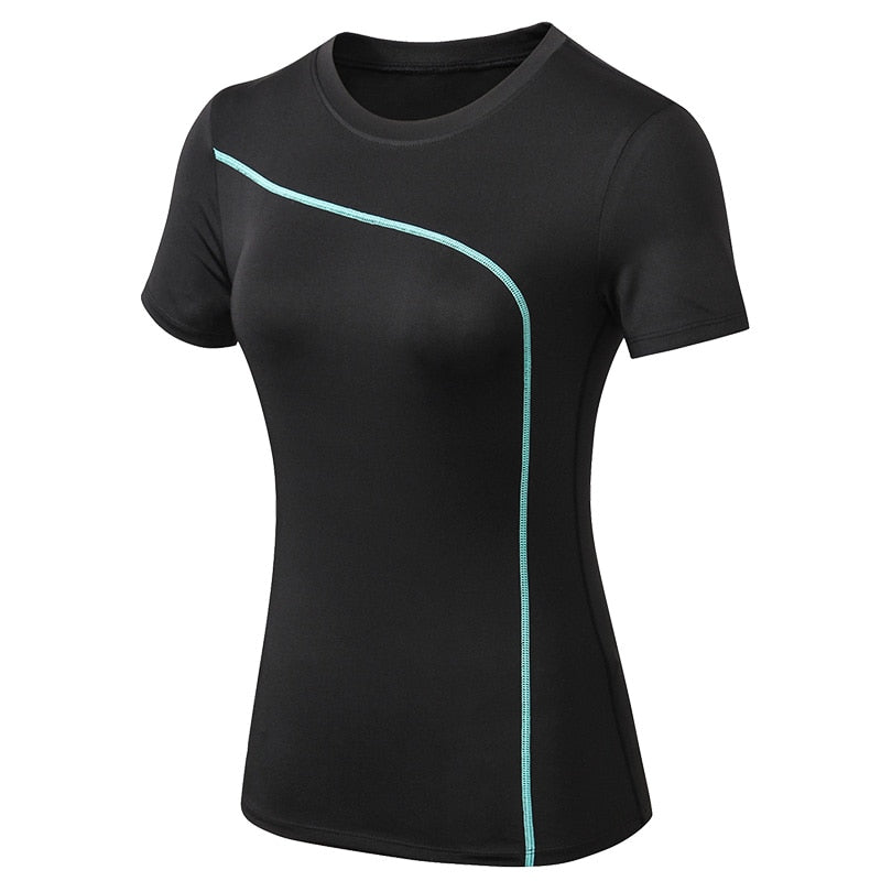 "Top de Yoga Slim Fit à séchage rapide pour femmes - AOMshop" Green