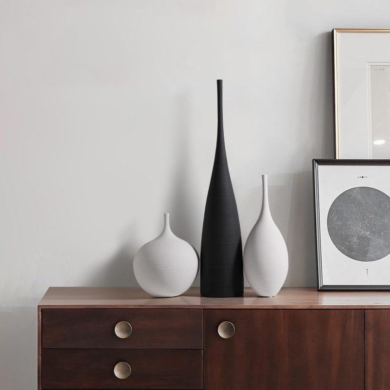 "Vases Artisanaux de Style Nordique : Décoration Haut de Gamme pour Maison et Restaurant"