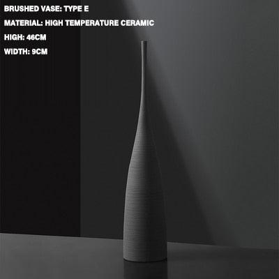 "Vases Artisanaux de Style Nordique : Décoration Haut de Gamme pour Maison et Restaurant" E