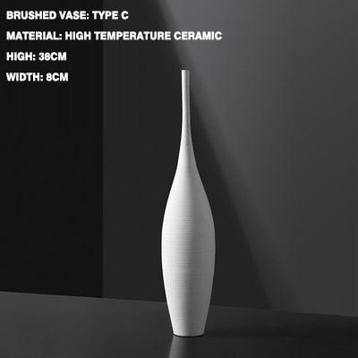 "Vases Artisanaux de Style Nordique : Décoration Haut de Gamme pour Maison et Restaurant" C