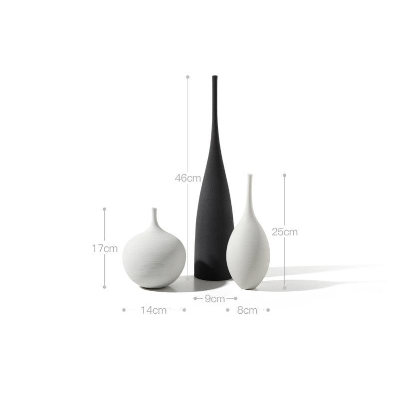 "Vases Artisanaux de Style Nordique : Décoration Haut de Gamme pour Maison et Restaurant"