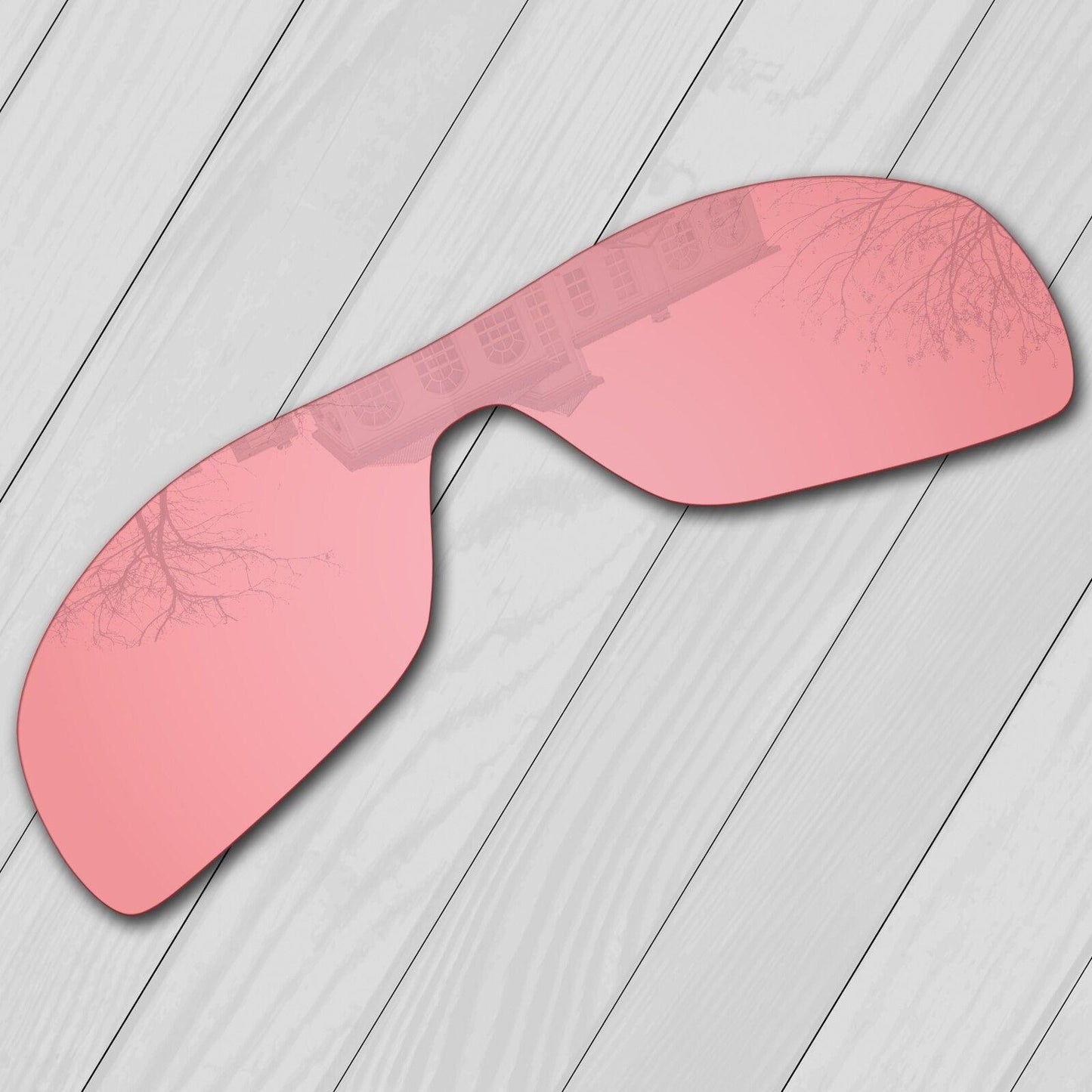 "Verres de remplacement polarisés E.O.S pour lunettes de soleil Oakley Batwolf OO9101 HD Pink