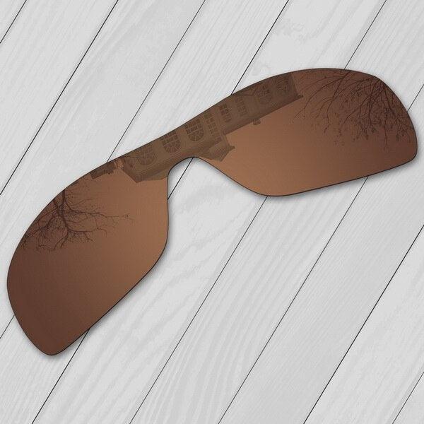 "Verres de remplacement polarisés E.O.S pour lunettes de soleil Oakley Batwolf OO9101 Bronze Brown