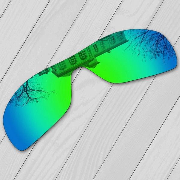 "Verres de remplacement polarisés E.O.S pour lunettes de soleil Oakley Batwolf OO9101 Emerald Green