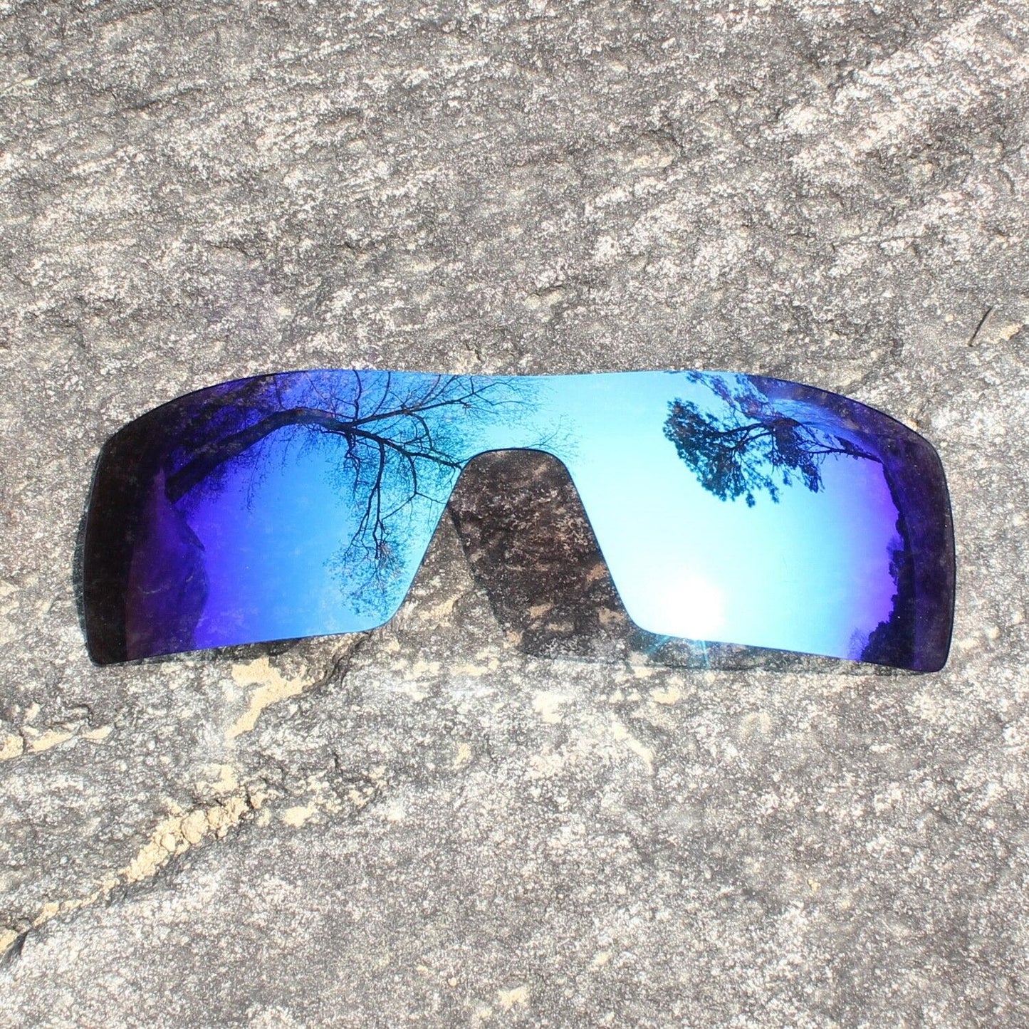 "Verres de remplacement polarisés E.O.S pour lunettes de soleil Oakley Batwolf OO9101 Blue Non-Polarized