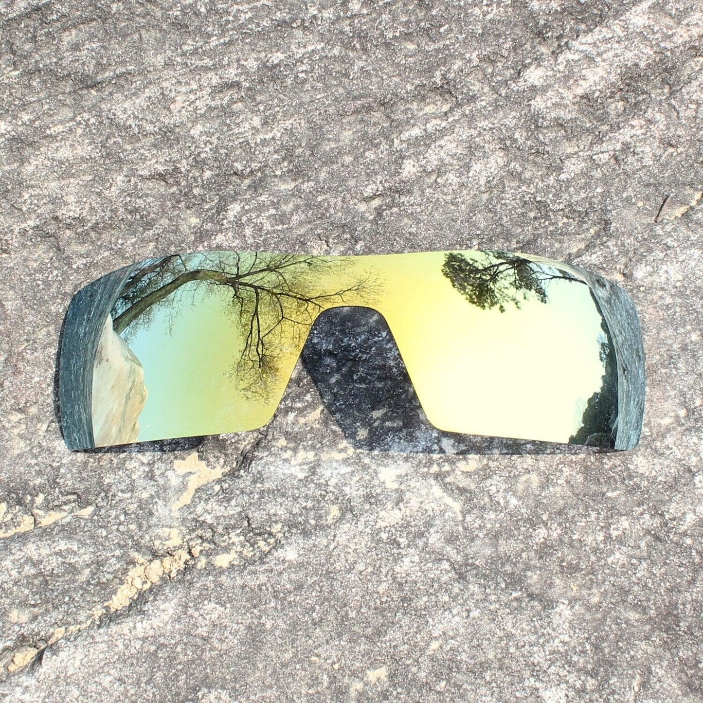 "Verres de remplacement polarisés E.O.S pour lunettes de soleil Oakley Batwolf OO9101 Golden Non-Polarized