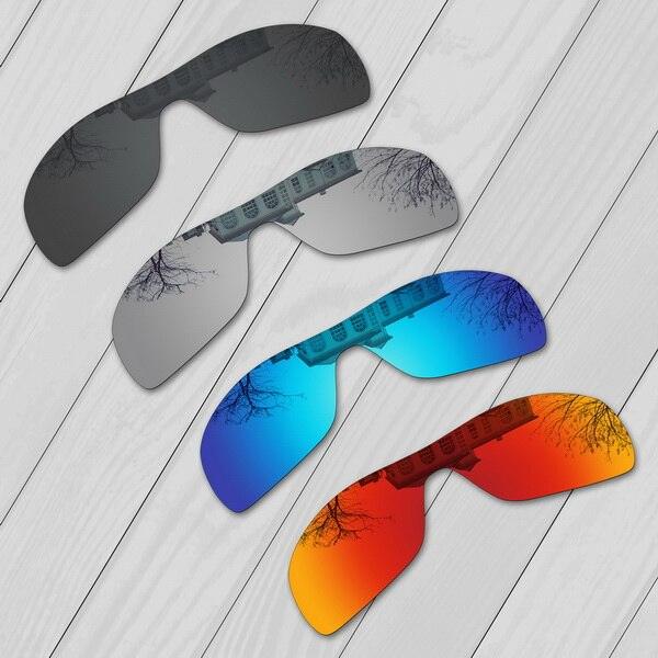 "Verres de remplacement polarisés E.O.S pour lunettes de soleil Oakley Batwolf OO9101 4 Pairs