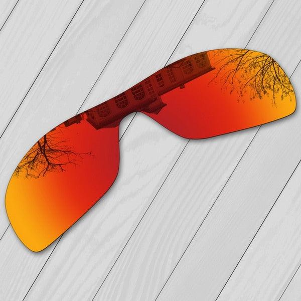 "Verres de remplacement polarisés E.O.S pour lunettes de soleil Oakley Batwolf OO9101 Fire Red